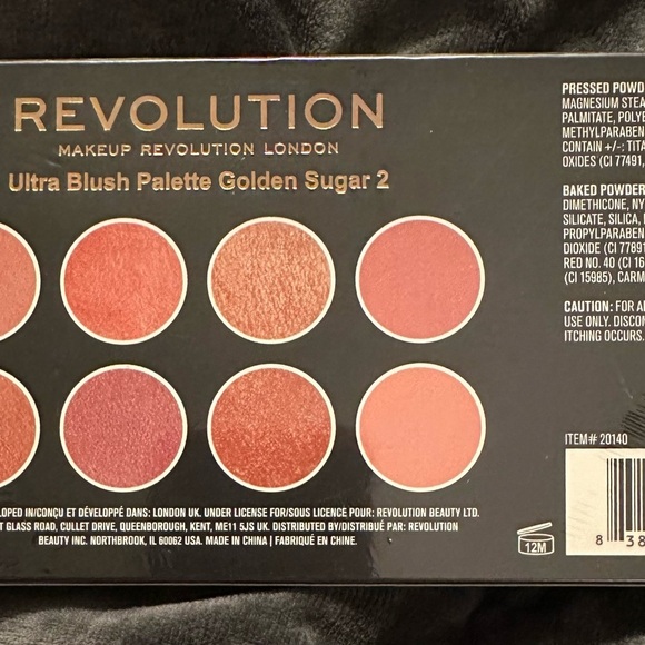 Makeup Revolution Golden Sugar 2 Rose Gold Blush Palette. Unopened. BNIB. - Picture 2 of 4